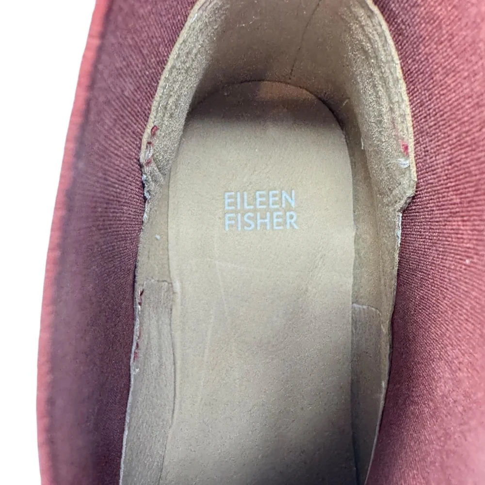 Eileen Fisher Words Oiled Nubuck Clog Bootie Red Cedar NEW 9.5 - Picture 9 of 10